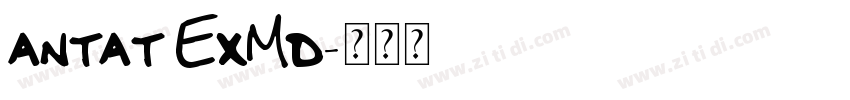 antat ExMd字体转换